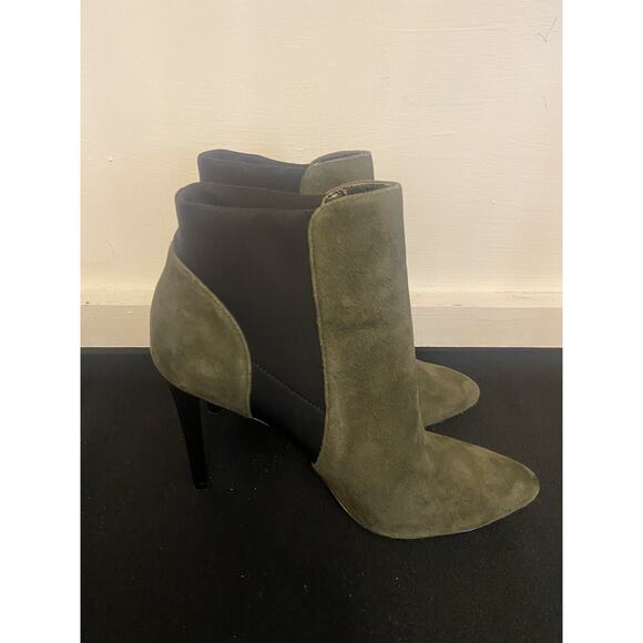 French Connection Morgann Suede Black Ankle Boots Size 9 - Picture 4 of 6